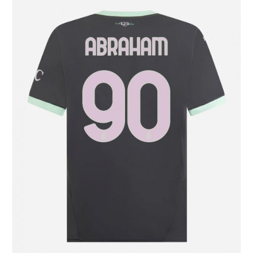 Pánský Fotbalový dres AC Milan Tammy Abraham #90 2024-25 Třetí Krátký Rukáv